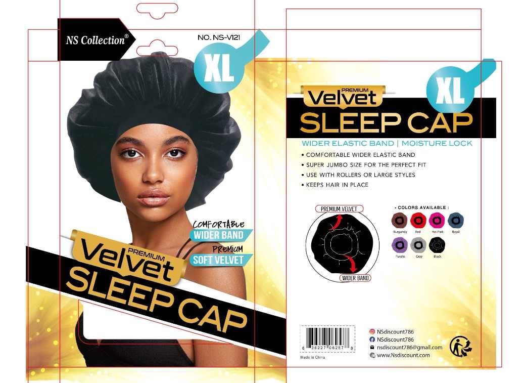 Durag en velours extra-large (\\\